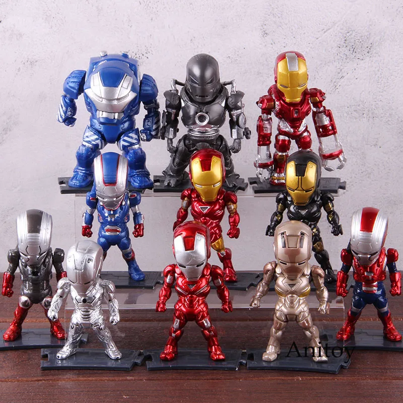 Горячая игрушка Marvel Мстители Железный человек фигурка Марка MK 1 2 6 20 21 22 33 38 Marvel фигурка железного человека ПВХ Коллекционная модель игрушки
