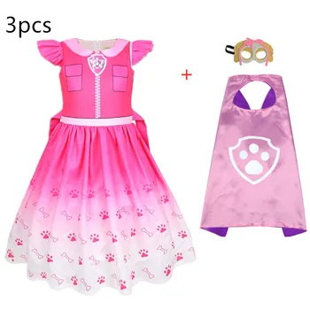 

New Kids Carnival Clothing Children Patrol dogs Marshall Chase Skye Cosplay Costume Girl Halloween Party Role Play vestido