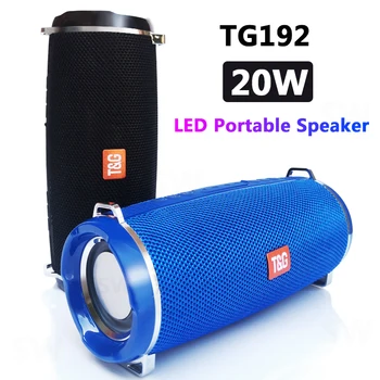 

Bluetooth Speaker 20W Portable Wireless Super Bass Column 3D Stereo Music Center LED BoomBox Loudspeaker FM/AUX/TF caixa de som