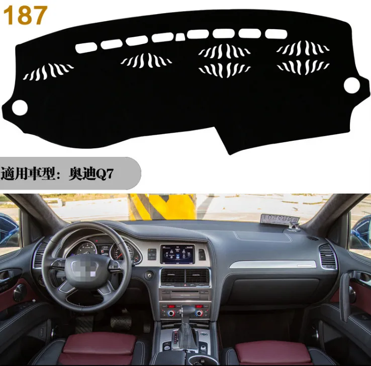 

For AUDI Q7 2016 2017 2018 2019 Right and Left Hand Drive Car Dashboard Covers Mat Shade Cushion Pad Carpets Accessories
