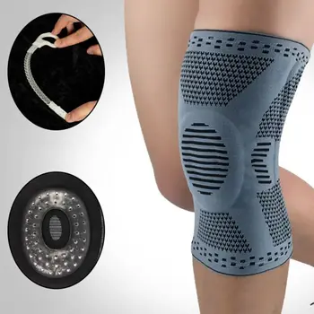 1pc Knie Pad Sleeve Elastische Ademende Anti-zweet Been Warmer Protector Outdoor Gym Basketbal Voetbal ..