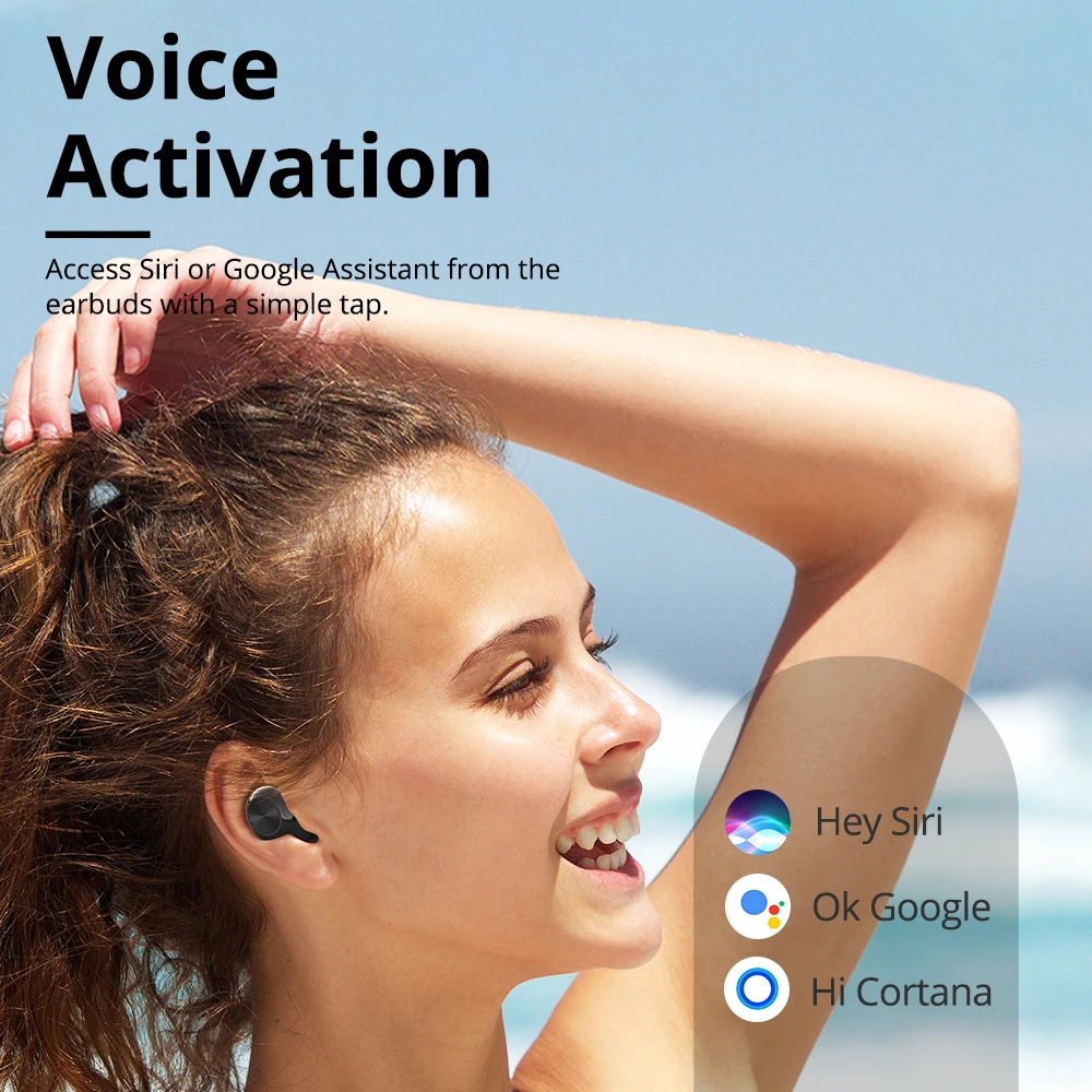 Tronsmart Spunky Beat TWS Bluetooth Earphone Wireless Earbuds with QualcommChip IPX5 CVC 8 0 Touch Control Voice Assistant