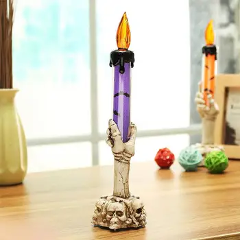 

Skull Skeletal Hand Battery Best Gift Candles Lamp LED Tealight Creative Romantic Candles Light Flickering
