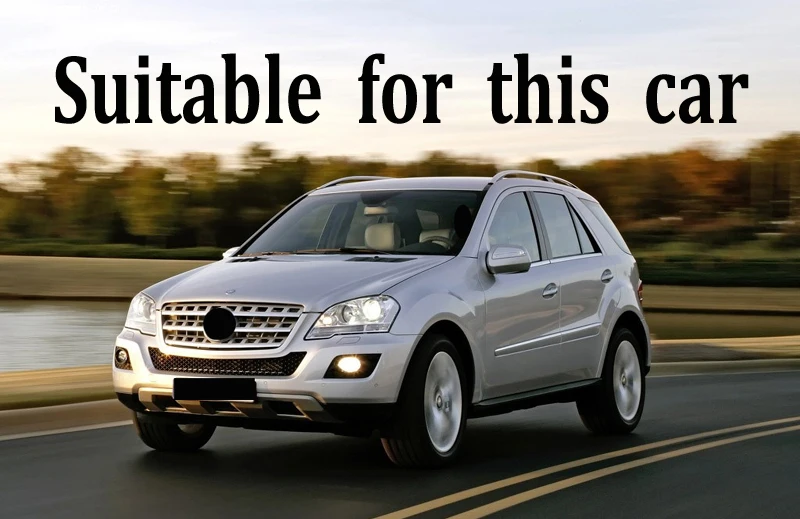 2 шт. для Benz ML Class W164 2010-2011 6000K белый светильник Светодиодный дневной ходовой светильник DRL Автомобильная противотуманная фара