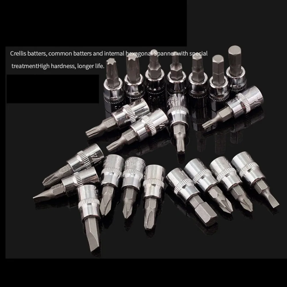 46 шт. набор гаечных ключей рукав набор профессиональный авто страховка розетка в автомобиль стержень трещотка авторемонтный комплект аксессуары