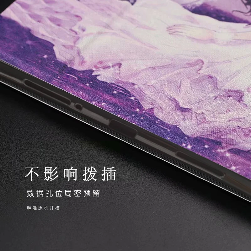 Чехол для планшета для Xiaomi Mi Pad 4 10 Plus 10," детский чехол с откидной подставкой из искусственной кожи с мультипликационным принтом для Xiaomi Mi Pad 4 Plus чехол+ ручка