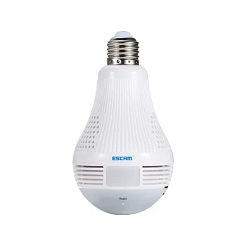 

ESCAM QP136 960P WiFi IP Bulb Camera 360 Degree Panoramic H.264 Infrared Indoor Remote Control Motion Detection Security Camera