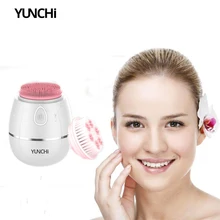 Facial Cleansing Brush Two Brush Heads Sonic Vibrating Electric Facial Cleanser 4 Modes Exfoliating& Massage Wireless Charging