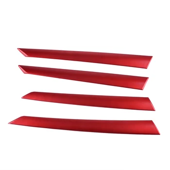 

DWCX Red ABS Car Interior Door Panel Stripe Cover Trim Decoration ABS fit for Honda Accord 2018 2019