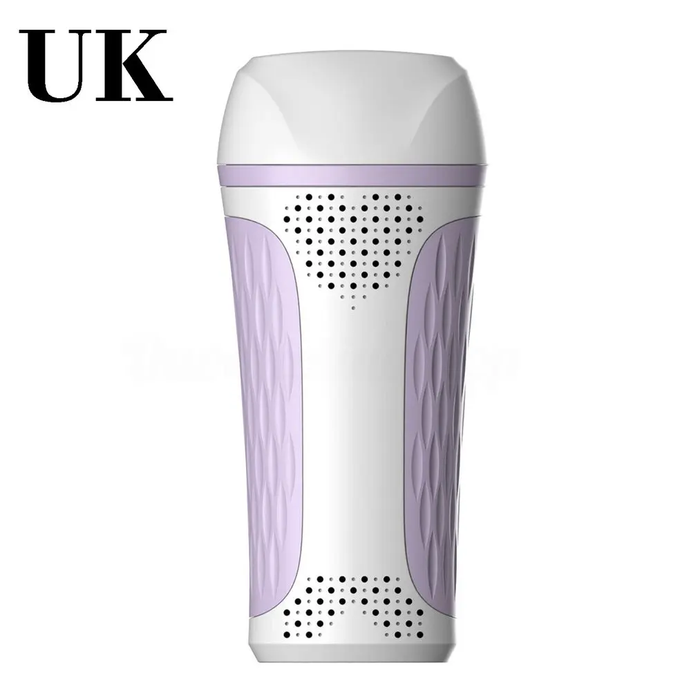 Purple UK plug Электрический безболезненный Эпилятор унисекс IPL лазерная эпиляция Перманентный фотонный лазерный эпилятор подмышек - Цвет: Purple UK plug
