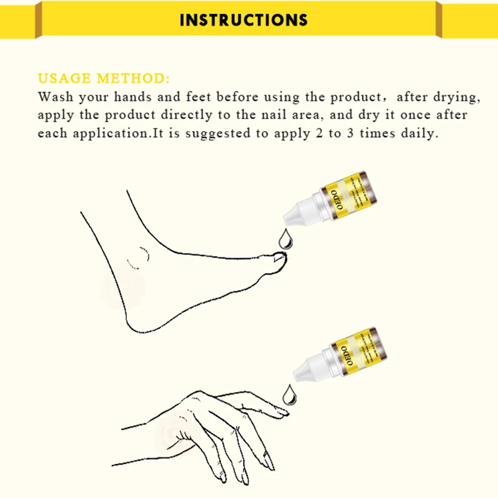 OEDO Лечение грибка для ногтей эфирное масло травяной экстракт антибактериальные Инструменты для ремонта ногтей Уход за ногтями на ногах улучшение инфекции