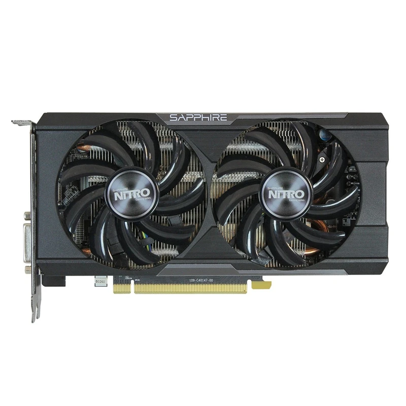 Original SAPPHIRE R9 370 2GB Graphics Cards GPU AMD Radeon R9370 2GB Video Screen Cards Desktop PC Computer Game Map Not Mining
