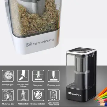 

Automatic Electric Sharpener Electric Pencil Sharpener Automatic Pencil Sharpener Durable Study School Supplies Student