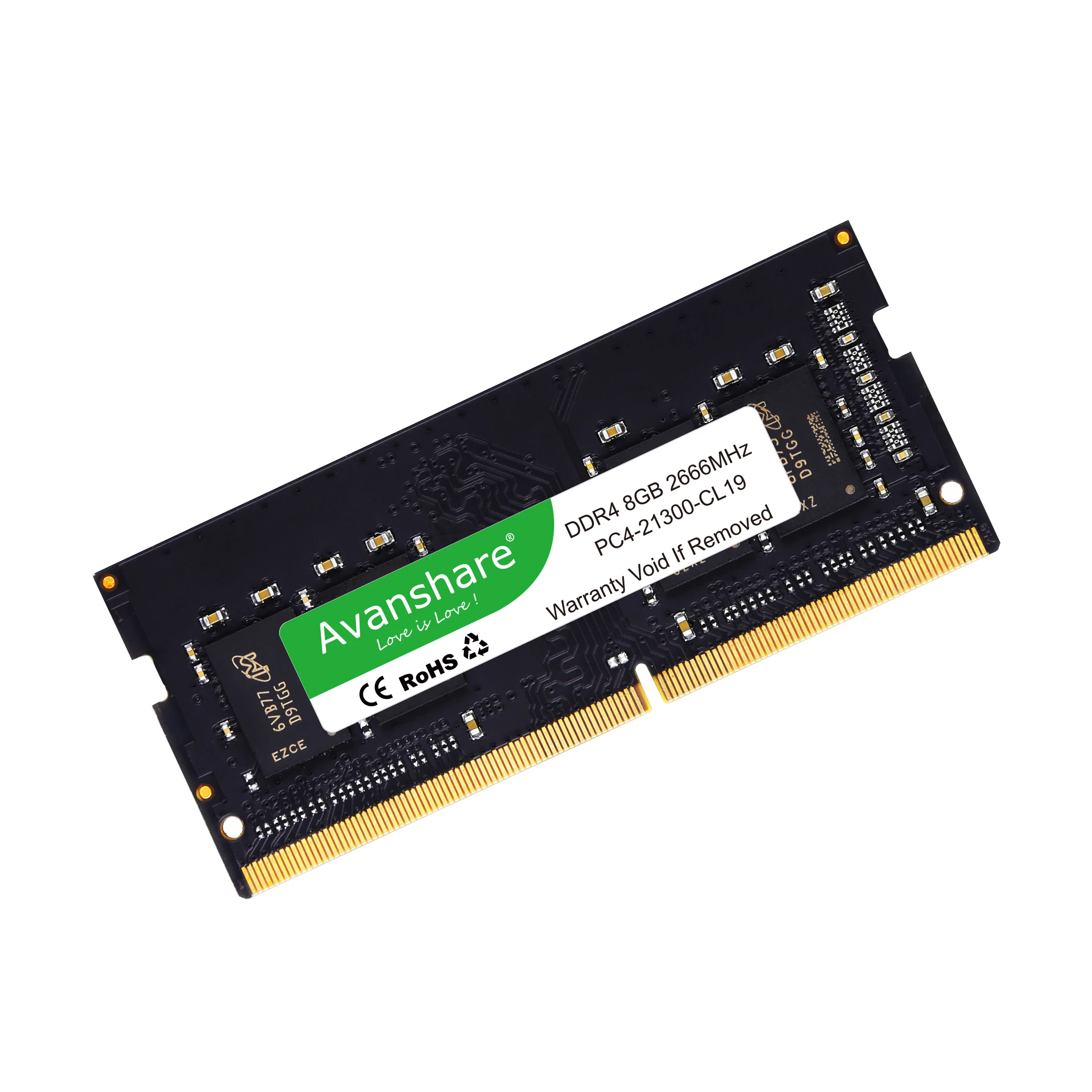 ОЗУ Avanshare DDR4 8 ГБ 4 16 2400 МГц 2666 3200 Sodimm для ноутбука высокопроизводительная память