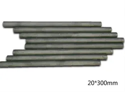 Tiges de cylindre d'électrode en Graphite 99.99%, 5 pièces, haute pureté, conductrice à haute température, 300mm pour outils industriels 