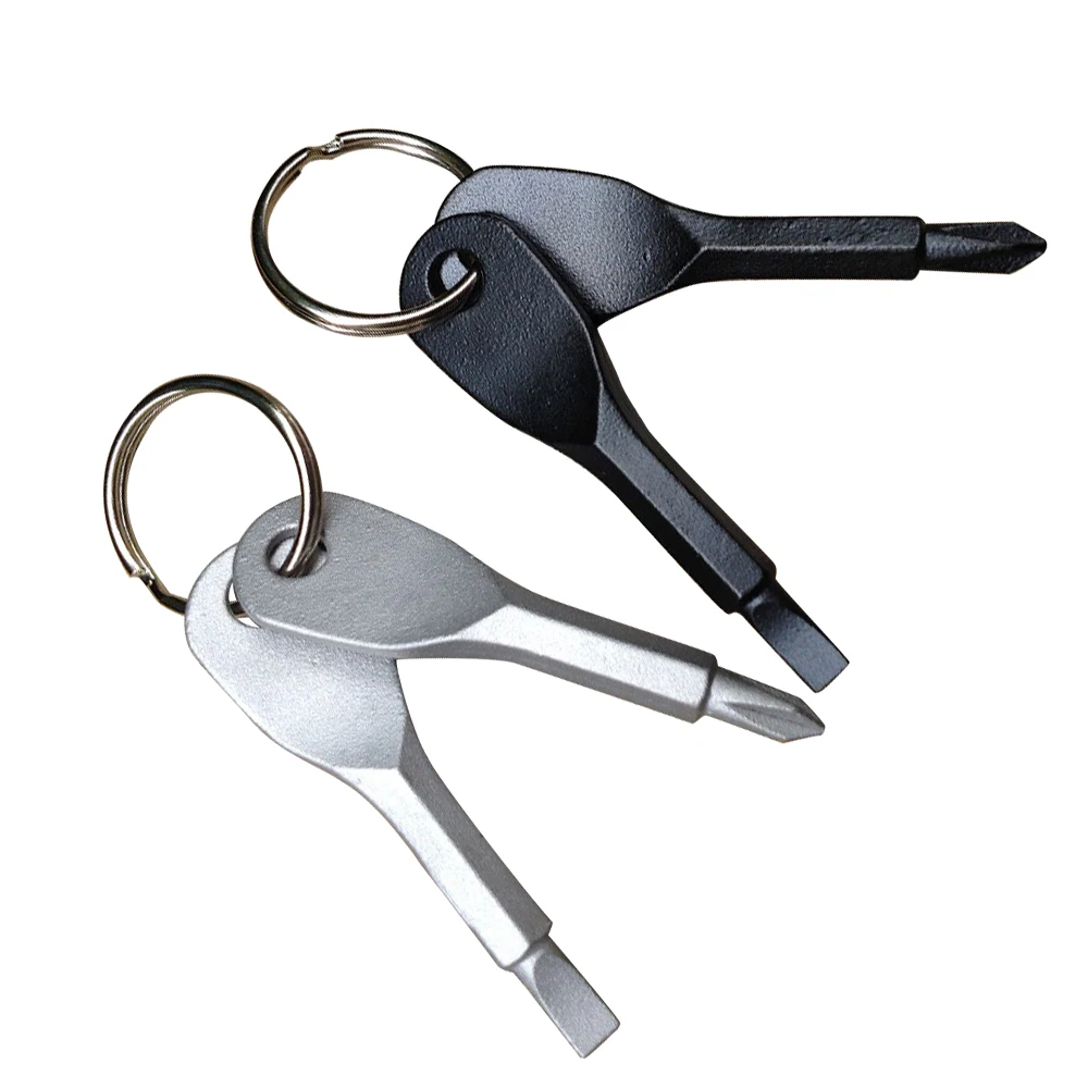 

1 Set Multifunction Tool Kits Keychain Key Ring Screwdriver Pocket Outdoor