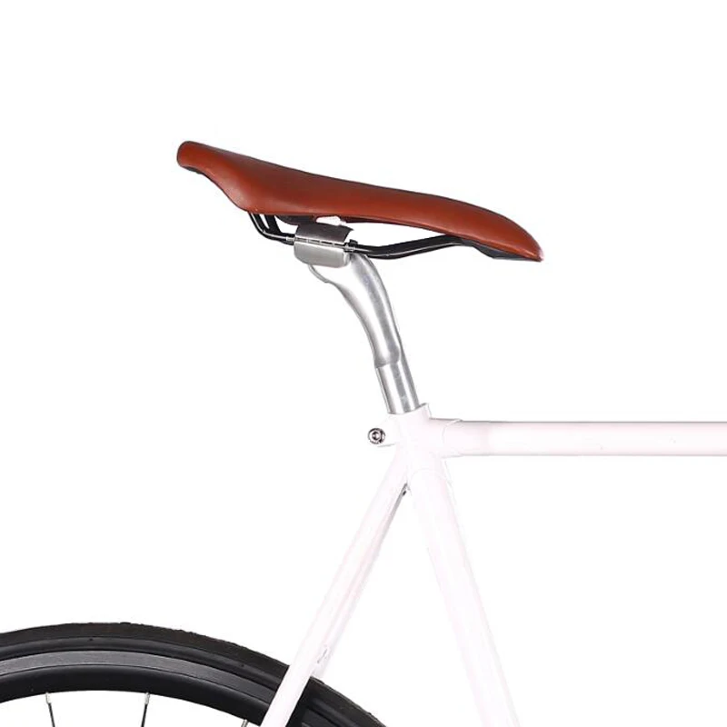 Fixie велосипед Подседельный штырь серебряный Ретро дорожный велосипед 27,2 220 мм алюминиевый сплав горизонтальный трек велосипедный подседельный штырь
