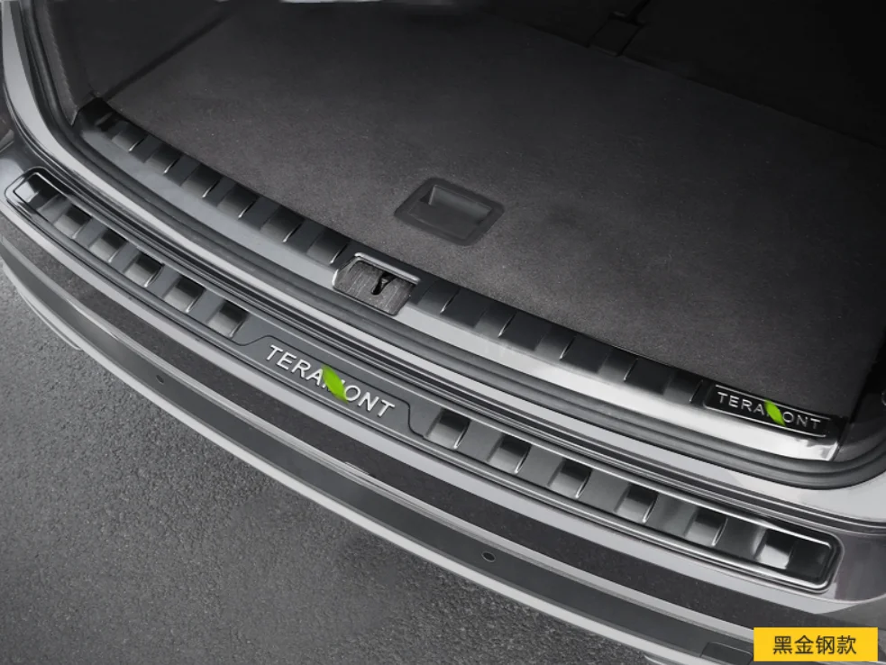 Для Volkswagen Teramont Нержавеющая Сталь автомобильный Задний бампер протектор Подоконник педаль для багажника второго поколения