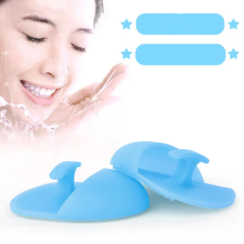 

New Silicone Beauty Massage Washing Pad Facial Exfoliating Blackhead Face Cleansing Brush Tool Soft Deep Cleaning Face Brushes