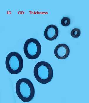 

M8 NBR rubber gasket Flat rubber washer 8.5x16.2 x3.5 mmgasket,oil resistance Nitrile seals faucet tube joint valve pipe