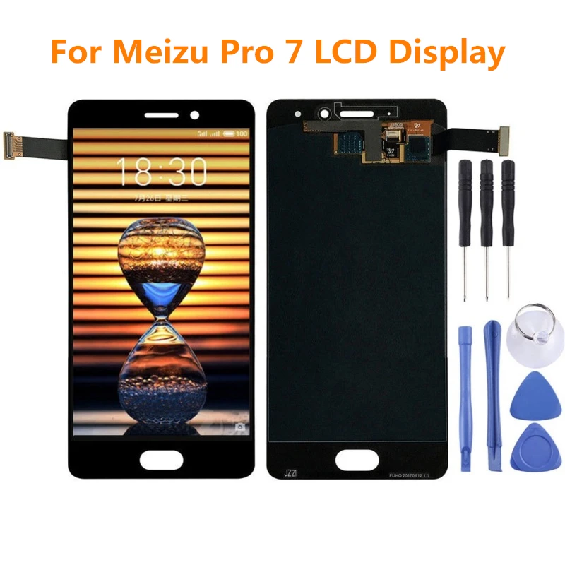 AMOLED для Meizu Pro 7 plus ЖК-дисплей сенсорный экран в сборе полный экран для Meizu Pro7 plus M792M M792H ЖК+ кнопка отпечатков пальцев