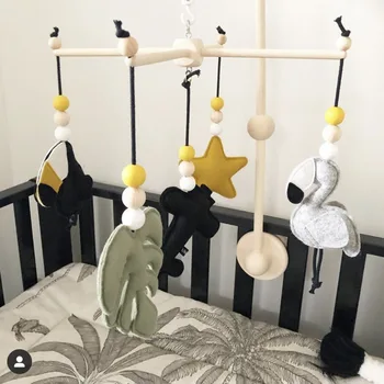 

Baby Crib Wind Chime Rotate Bracket DIY Baby Bed Hanging Toys Children's Room Decor Living Shop Baby Decoration Room Props