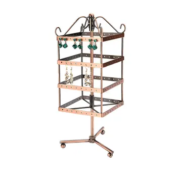 

Jewelry Display Stand Holder Earring Display Stand Jewelry Display Rack Storage Stand Metal Rotating Display Stand Holder