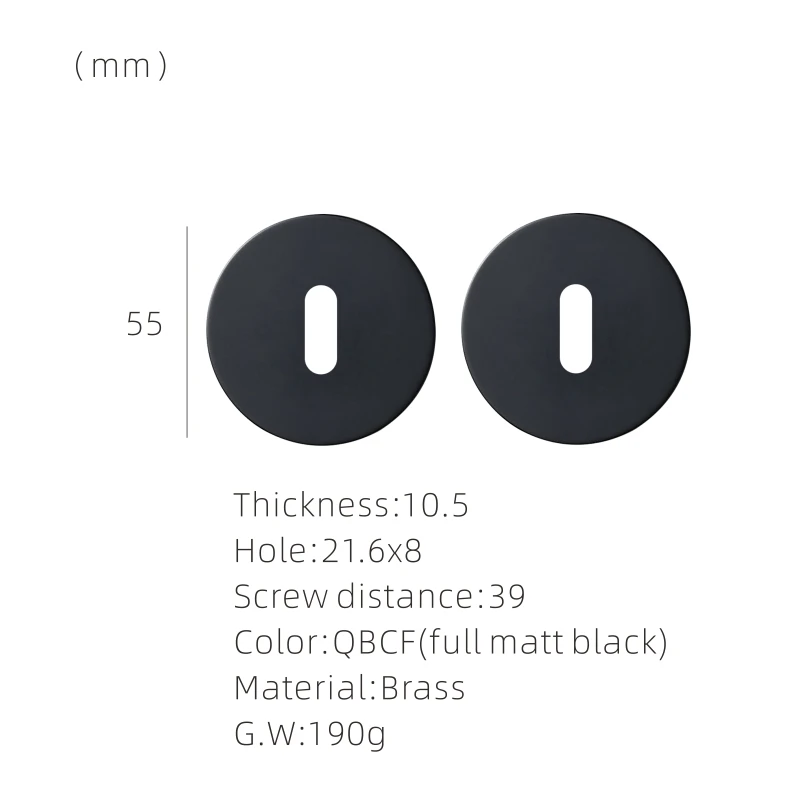 Key hole Black
