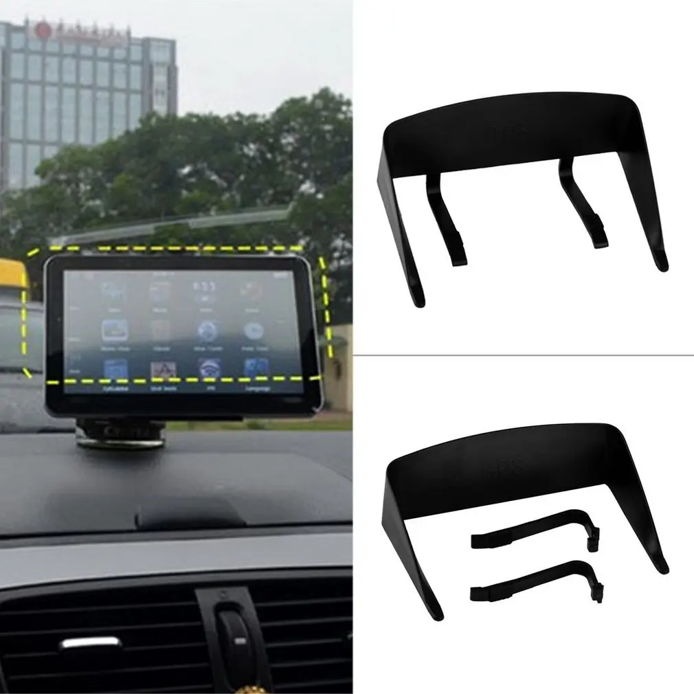 Universal 5inch Car GPS Sun Shade Visor Anti Glare 5" Shield Cover