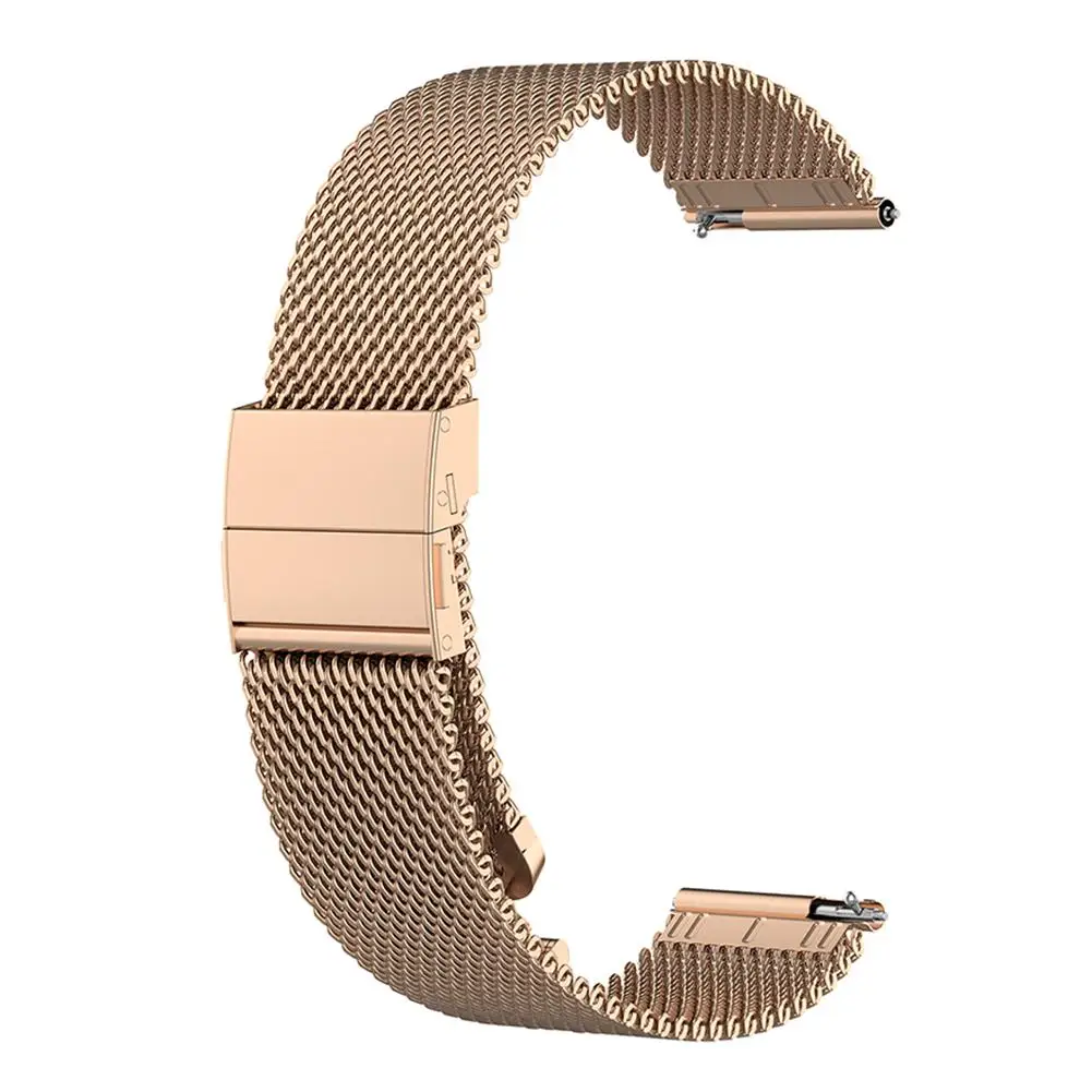 20 мм Миланский ремешок из нержавеющей стали часы для Huami Amazfit Bip BIT Lite Молодежные умные наручные часы ремешок ремни