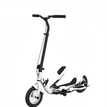TARCLE 10 дюймов пневматическое колесо педаль складной скутер фитнес шаговый углеродный качели скутер с двойной педалью действия