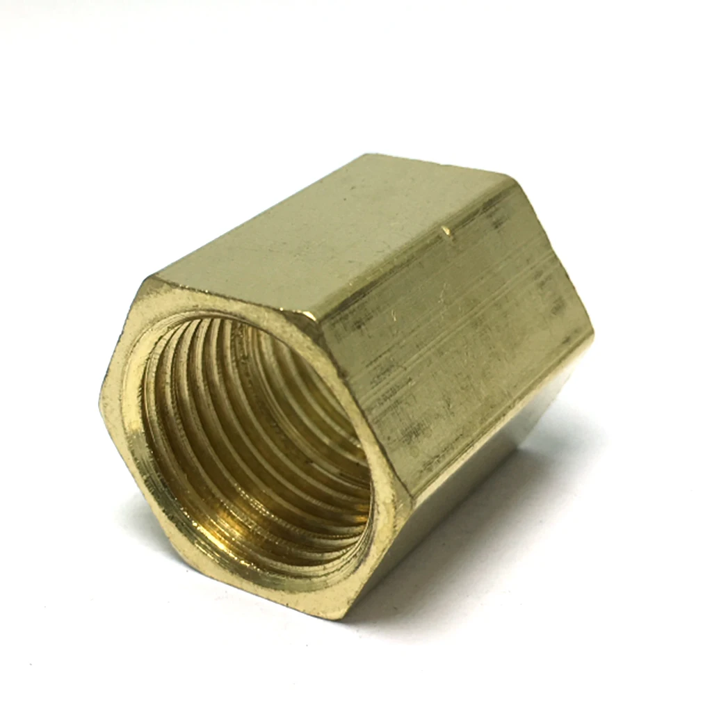 Полный латунный 1/2x1/2 ''Женский резьба прямой адаптер Соединительная труба фитинг