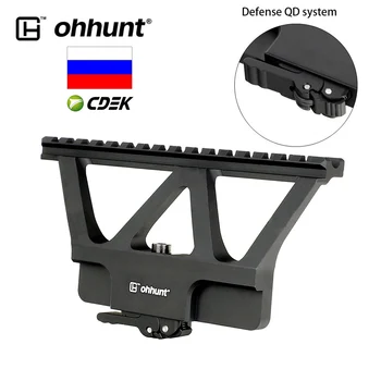 

Weapon Elite Defense Quick Detach System AK Rail Scope Mount Picatinny Side Rail Base For Tactical Riflescope AK-47 AK-74