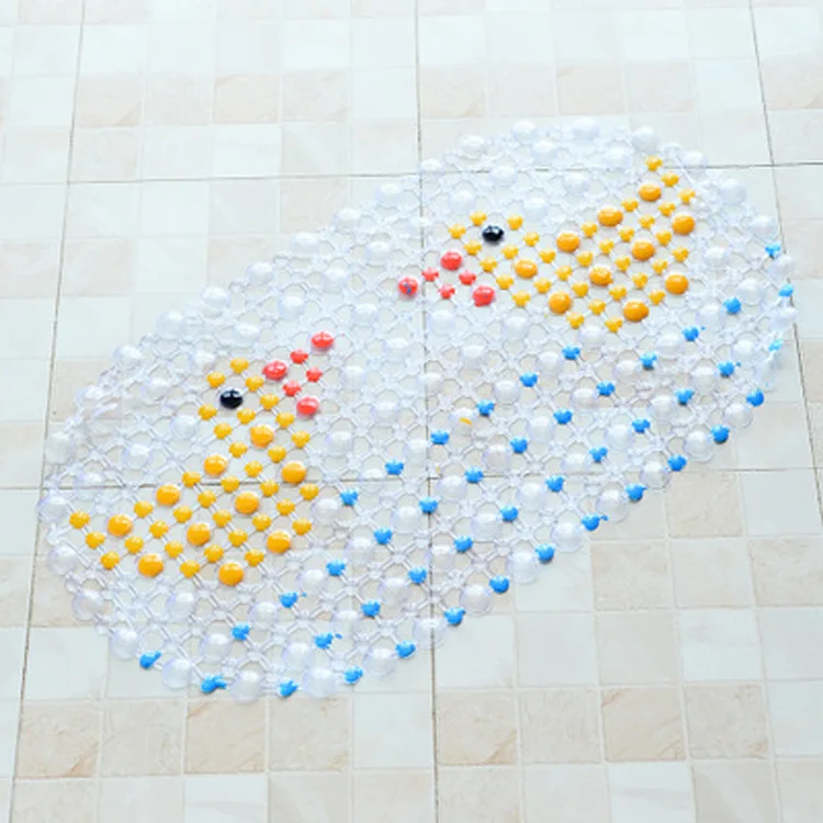 Мультфильм прозрачный Ванная комната нескользящий коврик мат для ванной для детей коврик для ванной - Цвет: 3