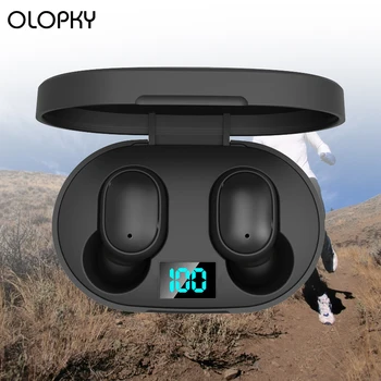 

TWS Digital Sport With Microphone Automatic HIFI Mini LED Display 6D Stereo Sound In Ear Waterproof Wireless Bluetooth Earphones