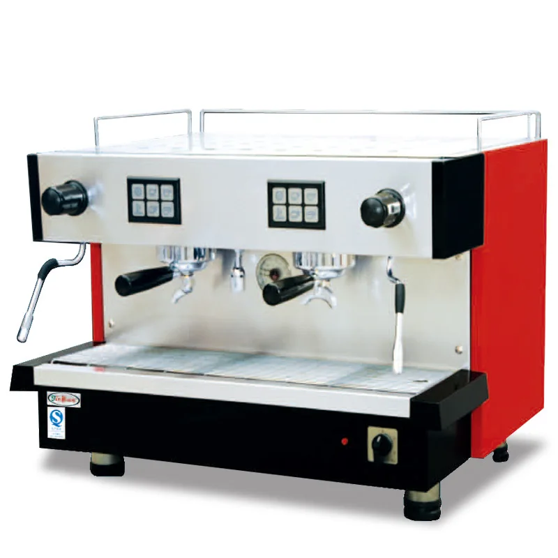 220v/380v Double-headed Espresso Machine Commercial Semi-automatic Coffee Machine Hotel Tea Shop Drinking Tea and Beverage