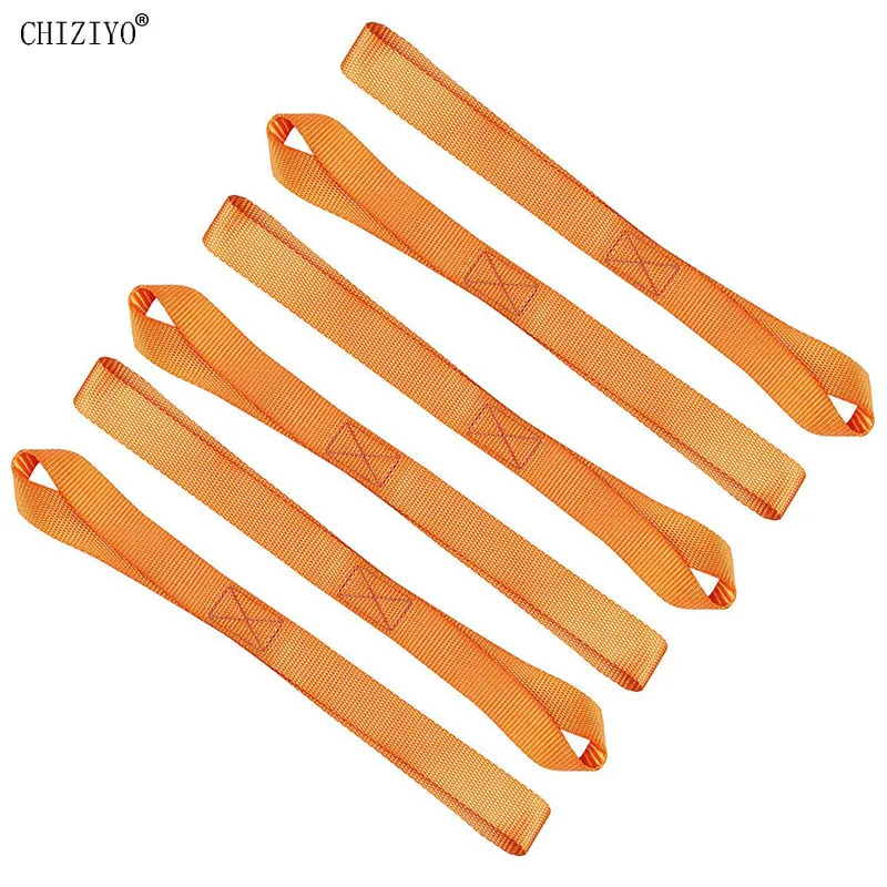 30 40cm Pull Loop Tie Down Straps Webbing Car Motorcycle ATV UTV Bike Bundled Safety Rope Cargo Fix Belt Auxiliary Tighten Belt