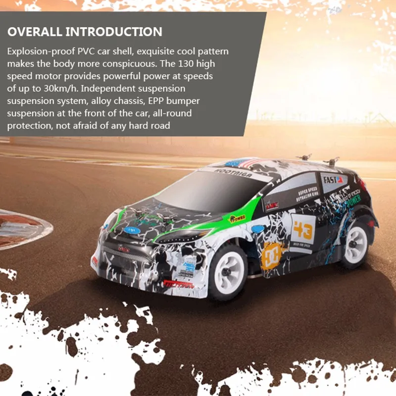 K999 rc car 1:28 внедорожник 2 4G Электрический четырехколесный привод с дистанционным