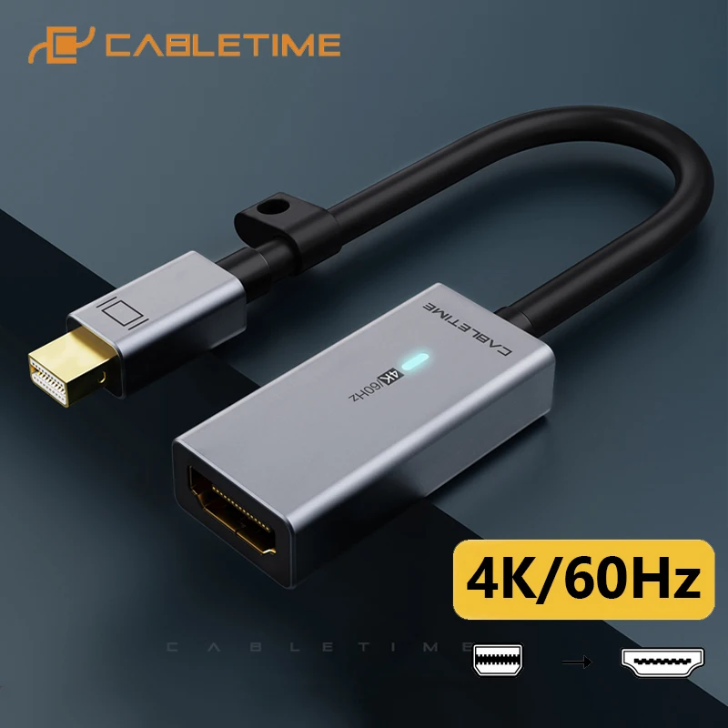 Кабель Mini Displayport к HDMI адаптер синхронизация данных 4K 60 Гц Мини Dp конвертер для Macbook