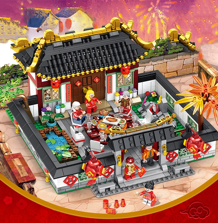 Моторы для китайский стиль Новое поступление на Новый год ужин Huipai 4 в 1