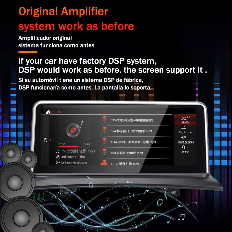 Top 4G 64G IPS Android 9.0/7.1 Car Multimedia Radio GPS for BMW X3 E83 2004-2010 no Original Screen Support iDrive no DVD Player 4