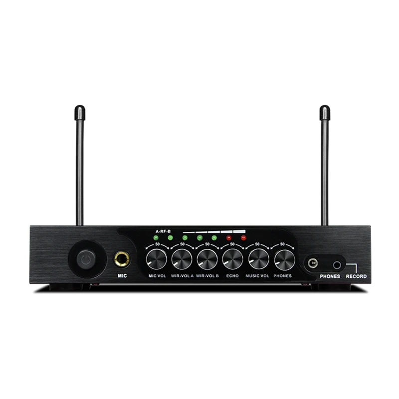 FFYY-портативный UHF Bluetooth беспроводной микрофон M6 с регулируемым басом реверберации микрофон для KTV Karaoka домашний кинотеатр система громкоговоритель