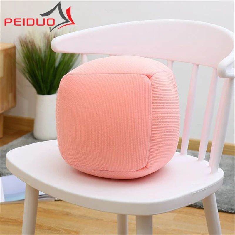 

PEIDUO Creative Foam Particles Pillow Home Decor Decorative Pillows for Sofa and Chair Pouffe for Living Room 20cm Cube Pillows