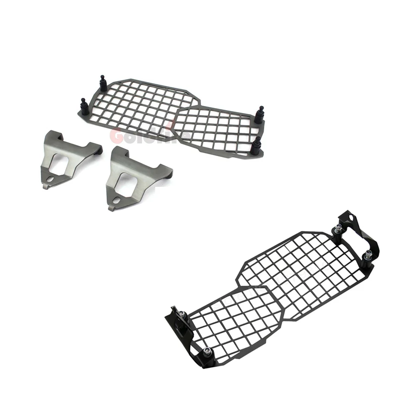 

Motorcycle Racing Headlight Lamp Grill Protector Steel Gray Black Guard for BMW F650GS F700GS F800GS 2008-2017