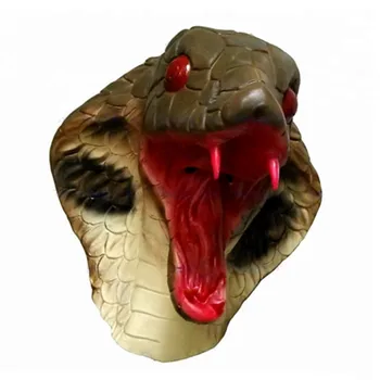 

2018 Hot Selling High Quality Animal Cosplay Party Fancy Rubber Snake Mask