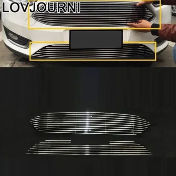 

Grille Exterior Automovil Automobile Auto Decorative Accessory Protecter Bright Sequins Car Styling Trim 15 16 17 FOR Ford Focus
