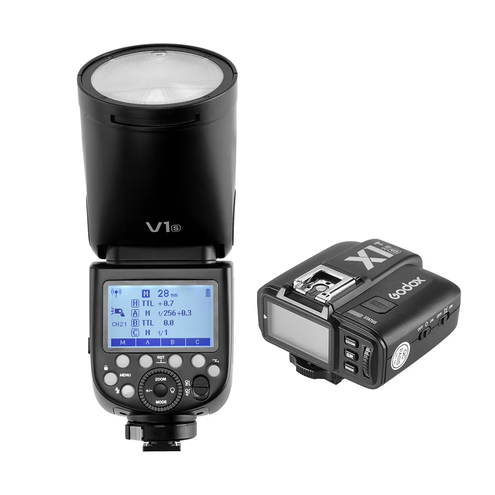 Godox V1S фотовспышка X1T-S ttl Flash Trigger Transmiter для sony A7RII A58 A99 ILCE6000L Свадебная студийная для портретной съемки