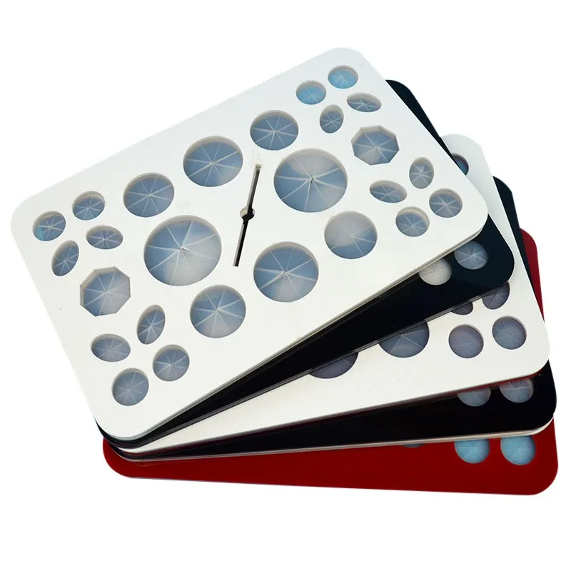 26 Holes Makeup Brushes Drying Rack Convenient Makeup Brush Holder Rectangle Storage Tray Tool 2019 5