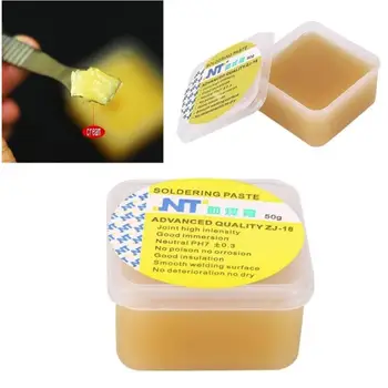 

Soldering Iron Head Tin Solder Repair Mechanic Rosin Yellow Solid Rosin Paste Flux Rosin Solder Paste Durable Welding Tool