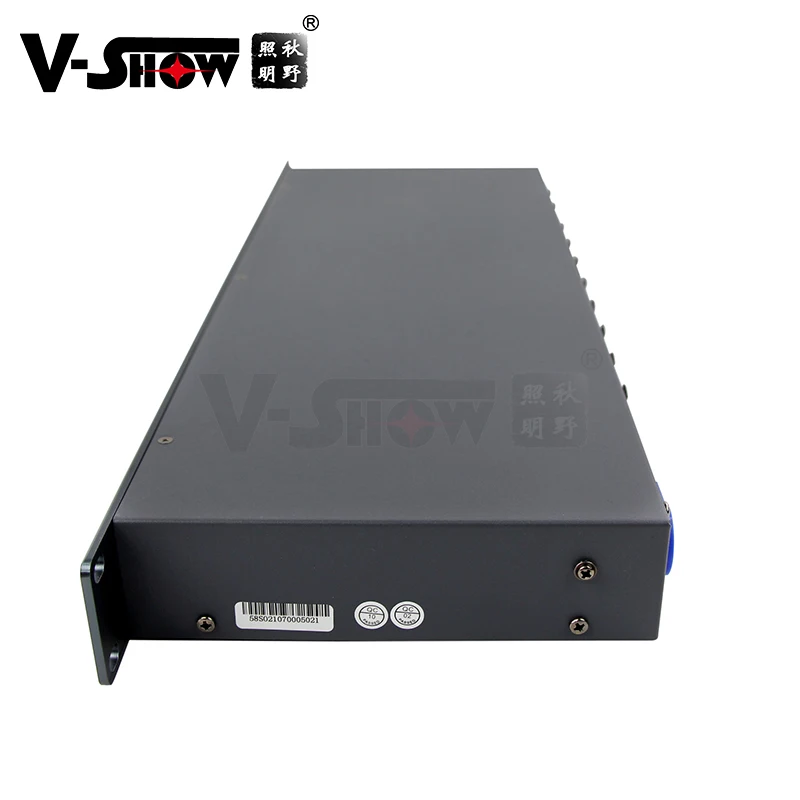 V-show 1pc Artnet Dmx Converter And DMX Amplifier With RDM sACN 8 Port Artnet Lighting Controller output 8x512 4096 Channels